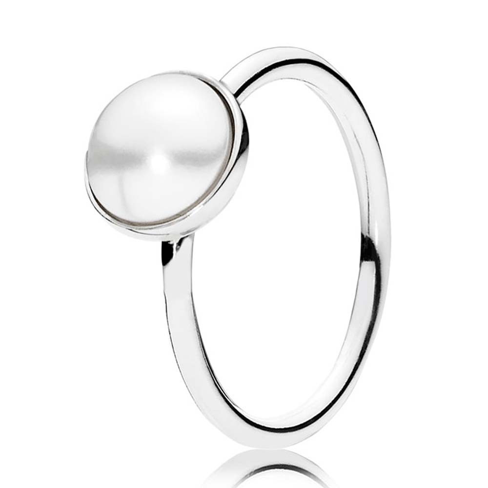 Pandora Lustrous Droplet Ring