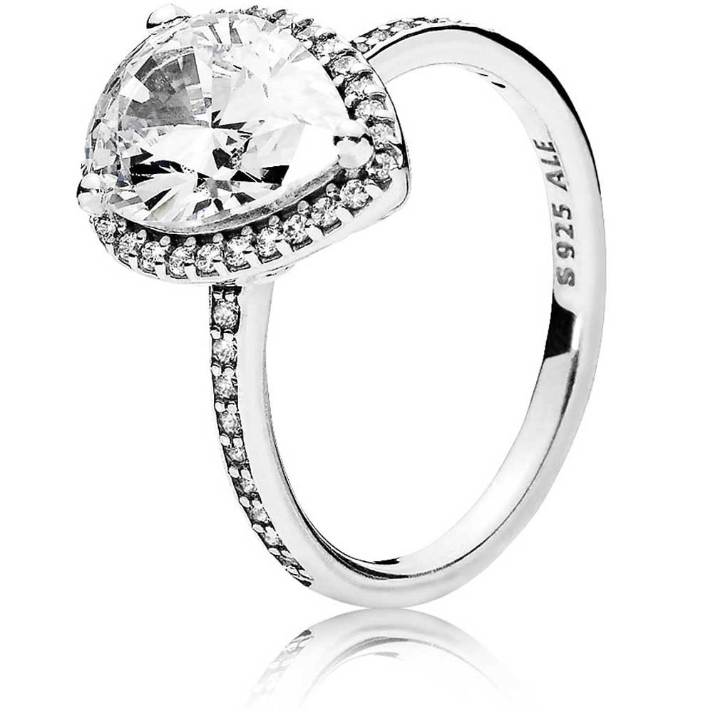 Pandora Large Radiant Teardrop Ring