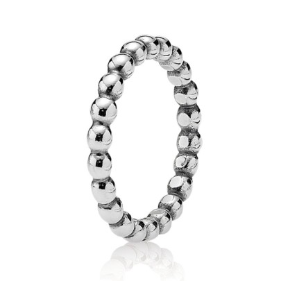 Pandora Sterling Silver Beaded Ring