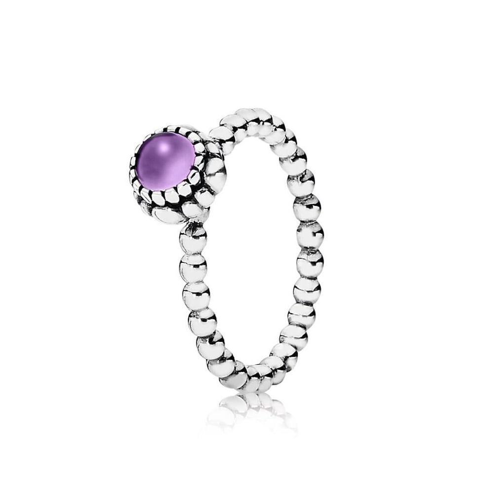 Pandora February Birthstone Ring