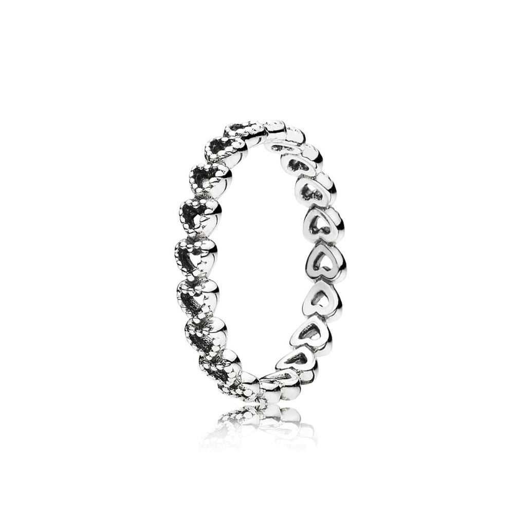 Pandora Openwork Linked Love Ring