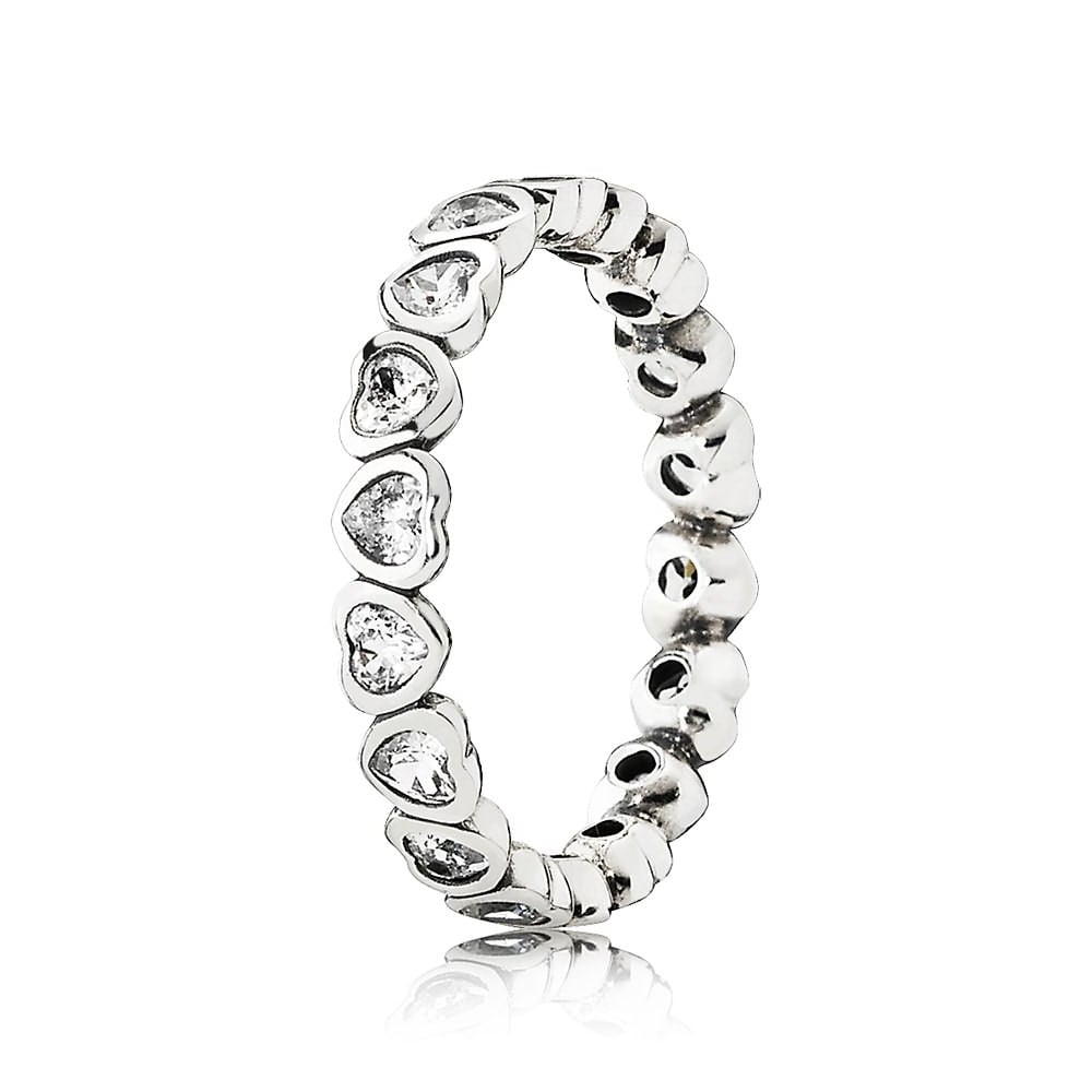 Pandora Sparkling Heart Ring