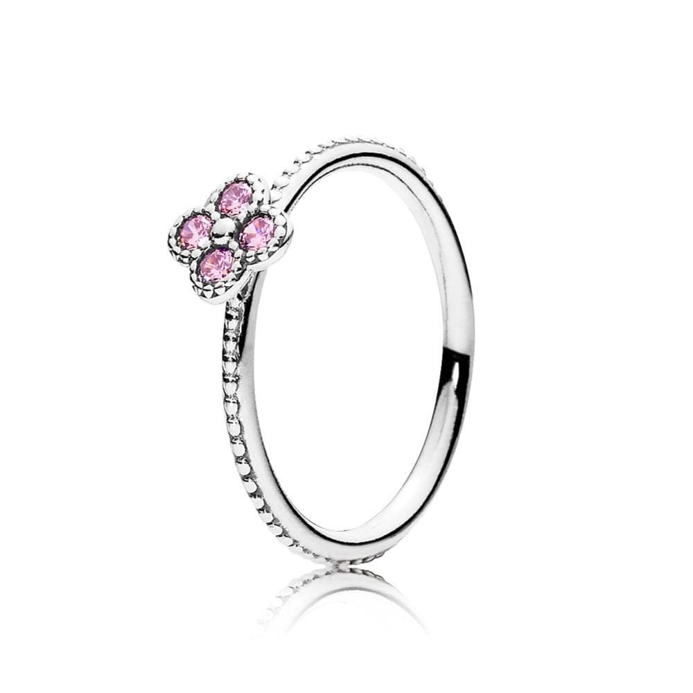 Pandora Pink Oriental Blossom Ring