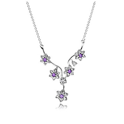 Pandora Forget Me Not Necklace